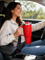 1 ltr Purple Stainless Steel Vacuum Insulated Tumbler, with Straw and Handle .. - ANS Billons