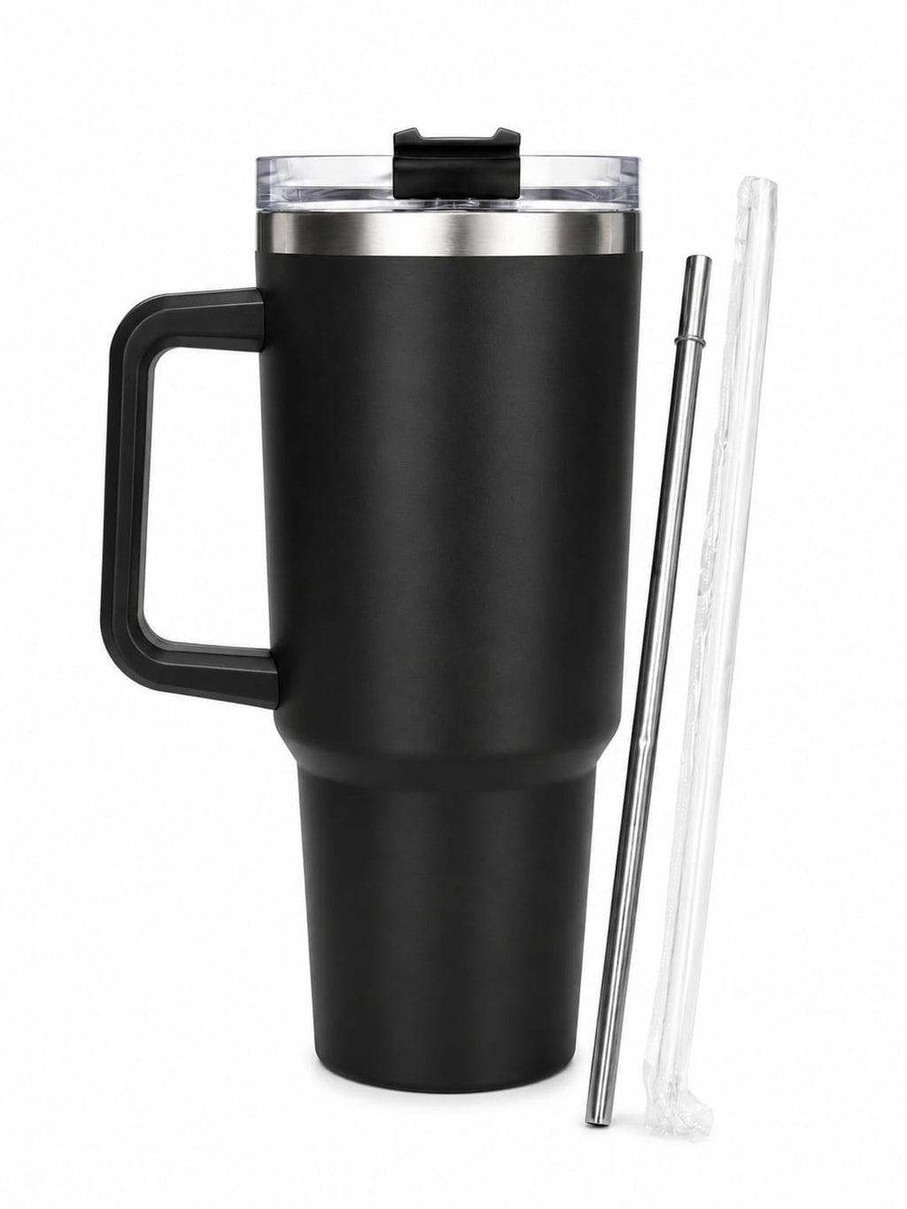 1 ltr Purple Stainless Steel Vacuum Insulated Tumbler, with Straw and Handle .. - ANS Billons