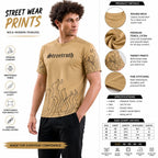 Streettruth Men's Round Neck Printed T-Shirt | Premium Tencel Lycra | Casual Streetwear