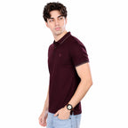 Imported HD Pique Lycra Fabric | Half Sleeve Collar T-Shirt | Regular Fit | GSM 220 | Casual & Daily Wear