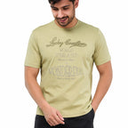 MENOLOGY Men's Round Neck Half Sleeve Graphic T-Shirt | HOLISTIC Collection | Imported Canvas Fabric | Regular Fit