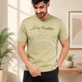 MENOLOGY Men's Round Neck Half Sleeve Graphic T-Shirt | HOLISTIC Collection | Imported Canvas Fabric | Regular Fit