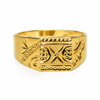 Premium Gold Men's Ring – Bold Style for Every Occasion