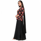Women's Floral Printed Kurta with Palazzo &amp; Dupatta Set | Round Neck Ethnic Wear |
