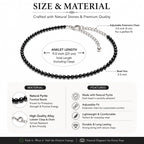 Plus Gems Natural Pyrite Anklet for Women &amp; Girls