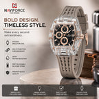 Premium Transparent Chronograph Watch for Men