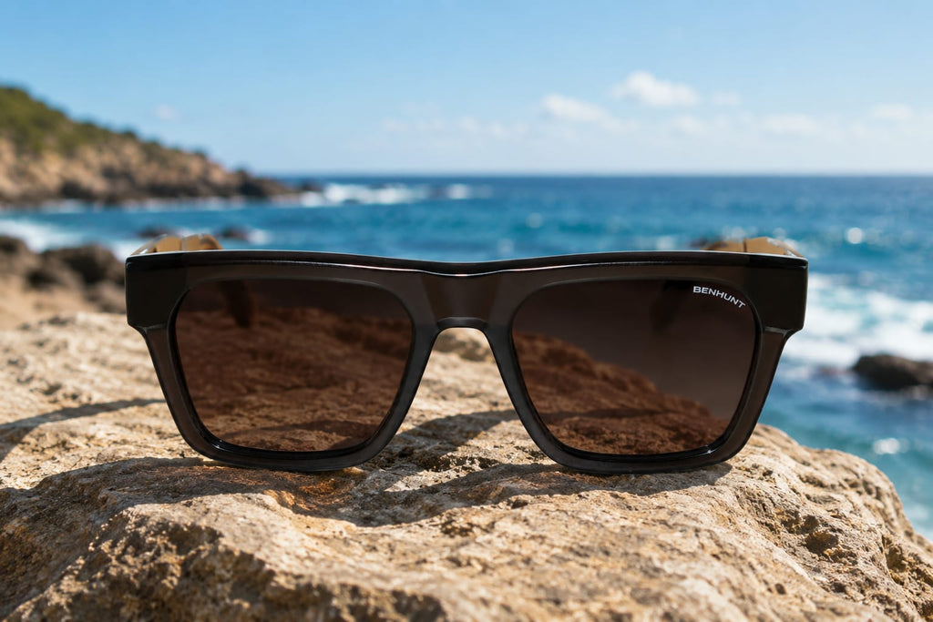 Upgrade your style with BENHUNT Square Polarized Sunglasses - ANS Billons